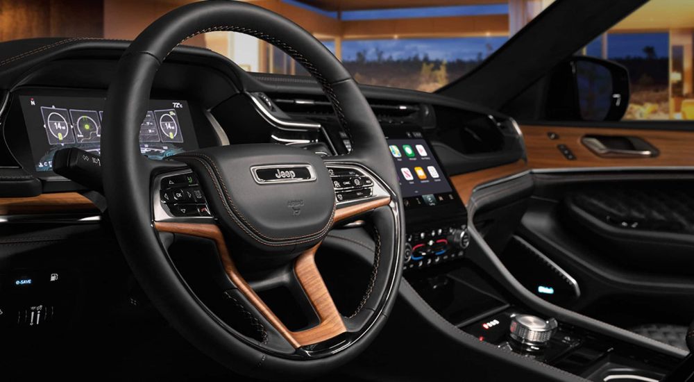 Interior of a 2023 Jeep Grand Cherokee