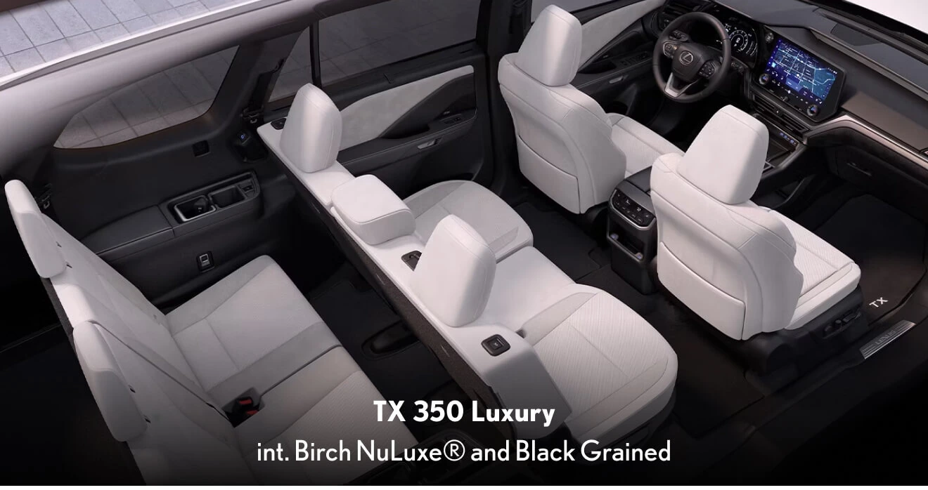 Lexus TX/GX Dimensions and Cargo Img 1