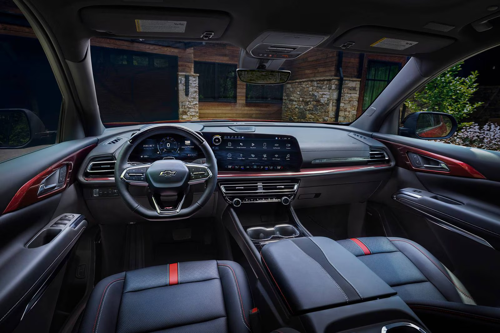 The interior design of the traverse.