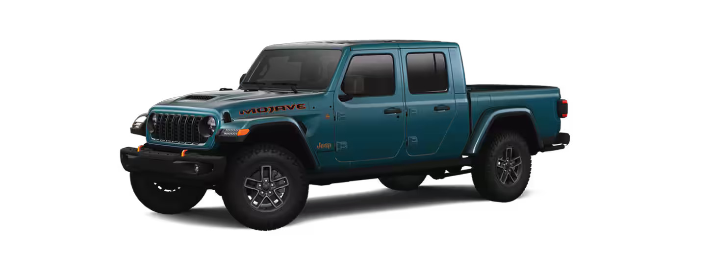 The jeep gladiator mojave x trim.