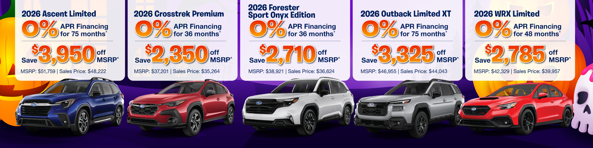 October Specials