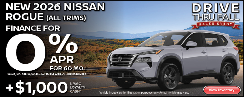 2026 Nissan Rogue (All Trims)