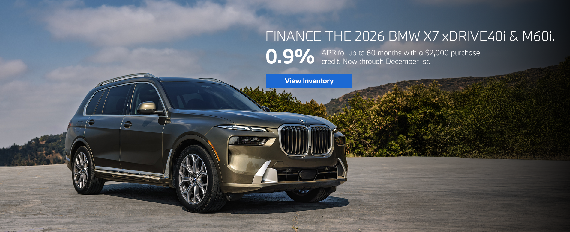 X7 Finance Offer
