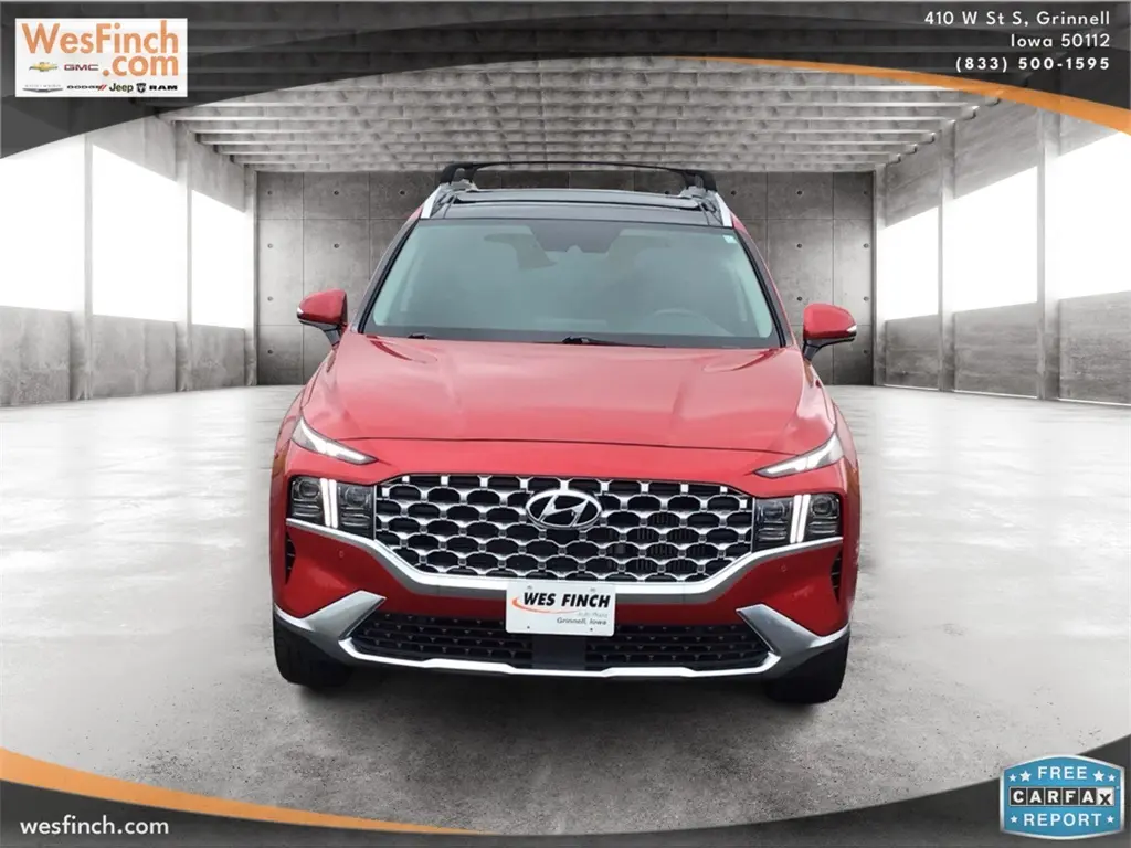 Used 2022 Hyundai Santa Fe Limited with VIN 5NMS4DAL2NH459437 for sale in Grinnell, IA