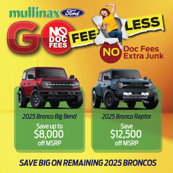 2025 Bronco Big Bend & 2025 Bronco Raptor: Save Big!