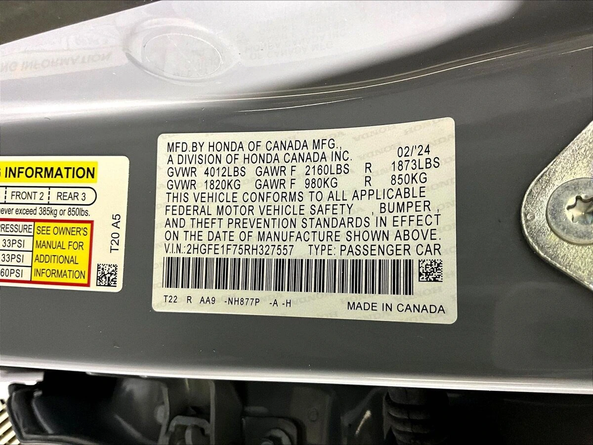 2024 Honda Civic EX - Photo 19