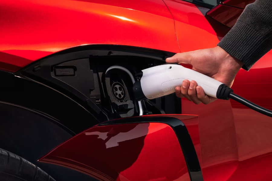 2026 Chevy Blazer EV Exterior while Charging