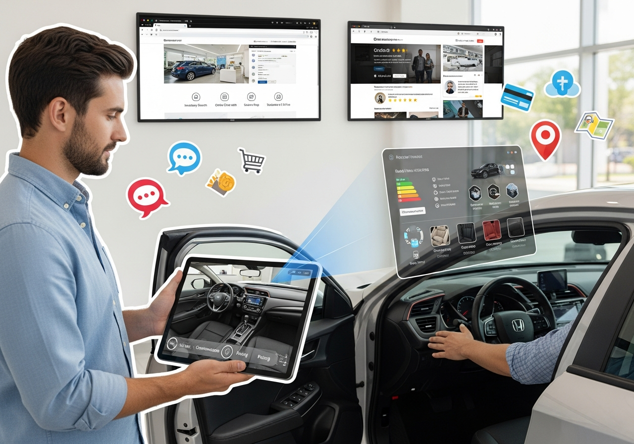 Abstract AI network visualization symbolizing automotive data intelligence