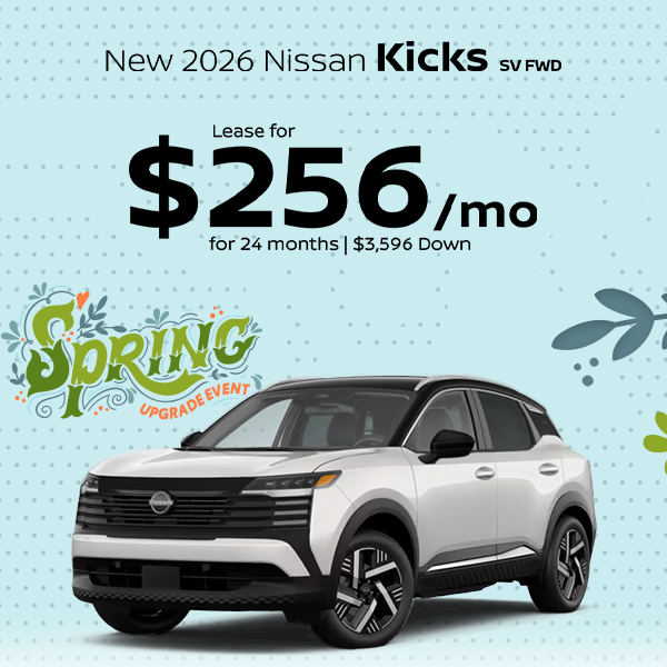 New 2026 Nissan Kicks SV at Greensboro Nissan