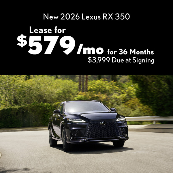 New 2026 Lexus RX 350
