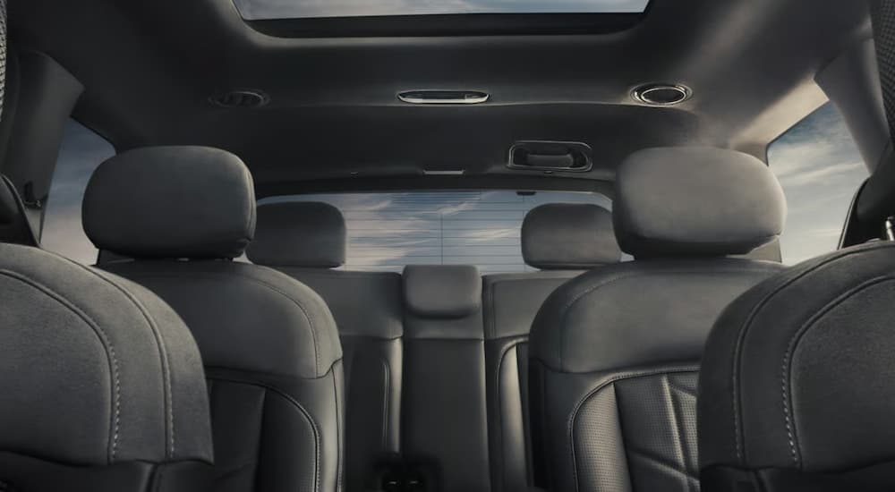 Leather interior seating in a  2027 Kia Telluride