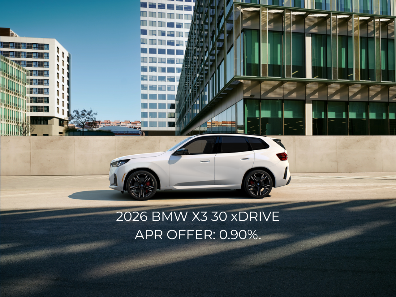 2026 BMW X3 APR Offer: 0.90%
