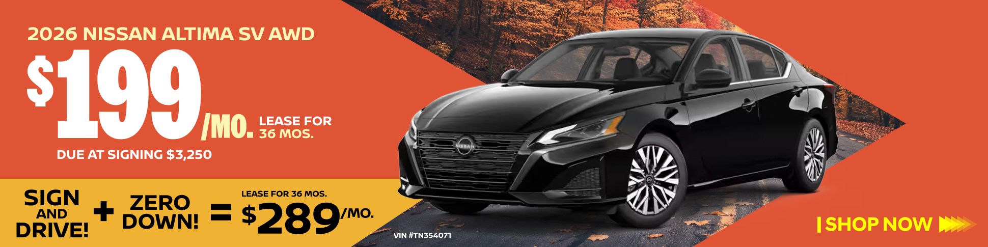2026 NISSAN ALTIMA SV AWD