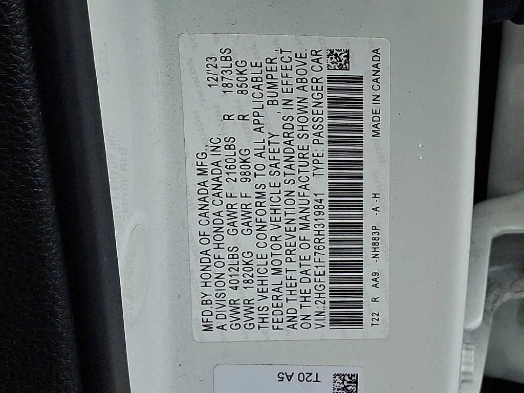 2024 Honda Civic EX - Photo 30
