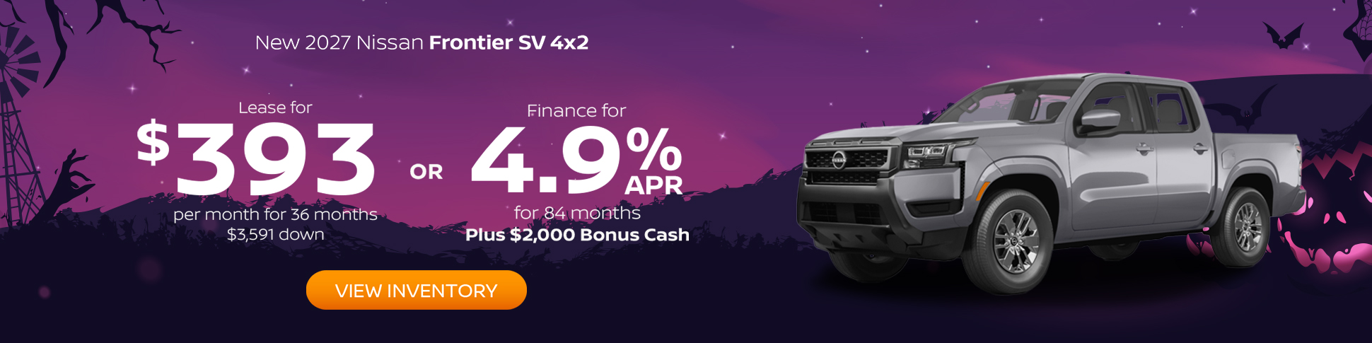 New 2027 Nissan Frontier SV 4x2 