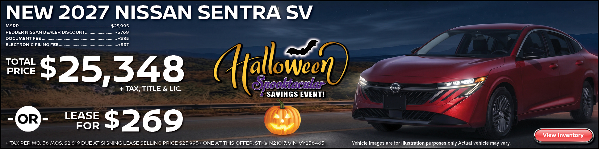 2026 Nissan Sentra SV