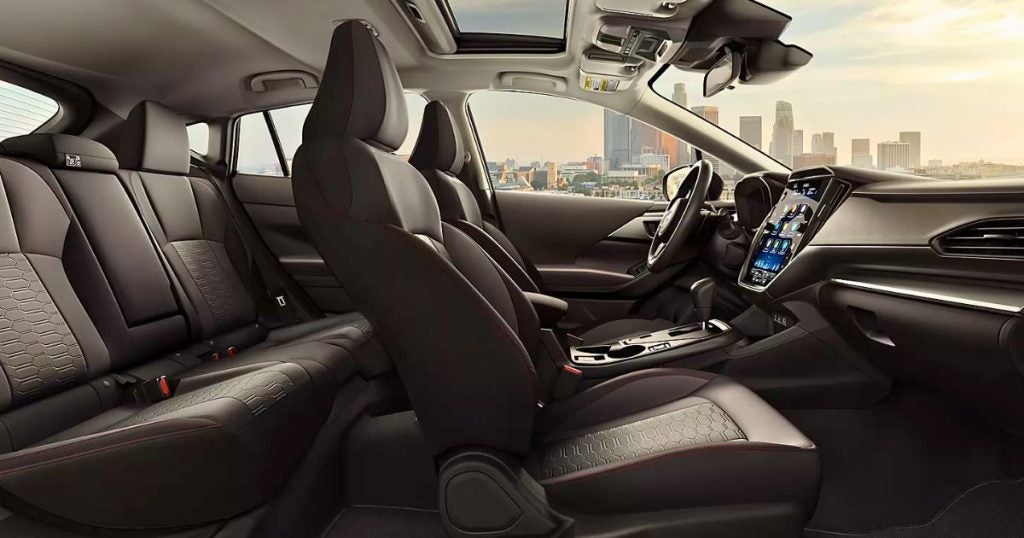 The 2026 Subaru Impreza holds a 120.9 cubic feet of total interior volume.