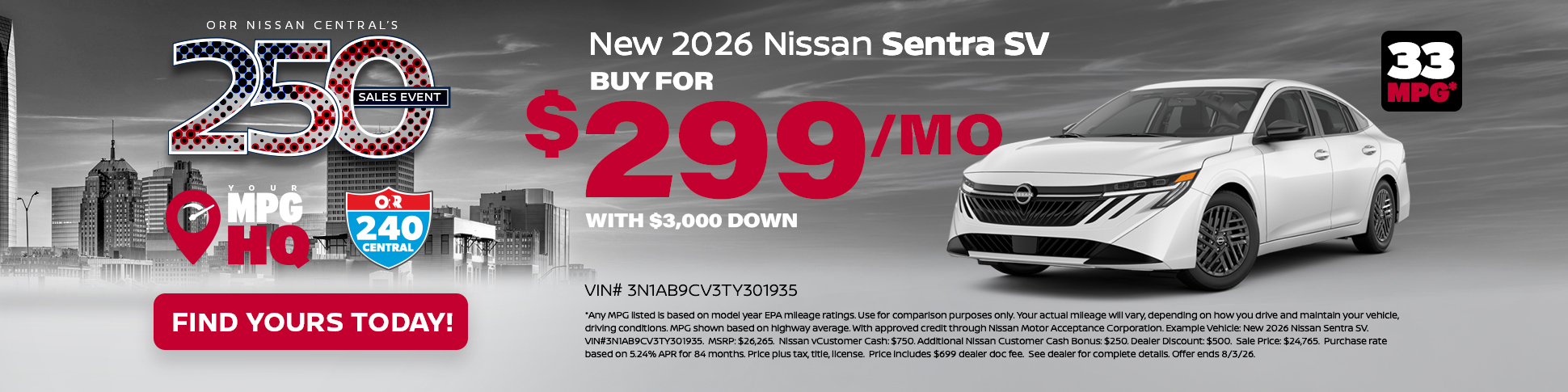New 2026 Nissan Sentra