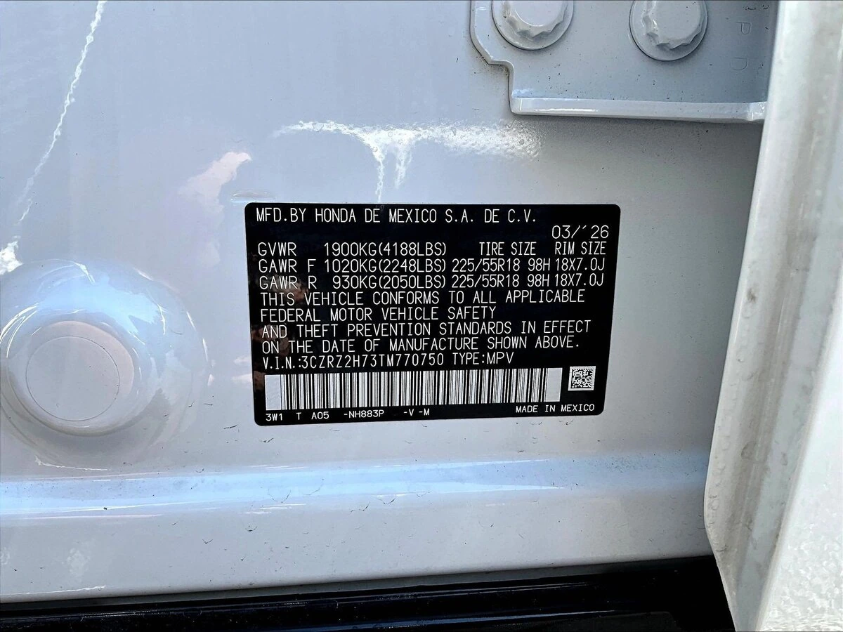2026 Honda HR-V EX-L - Photo 19