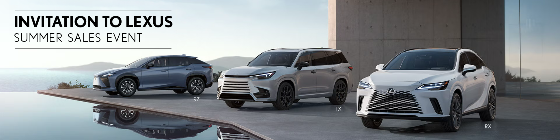 Invitation to Lexus Summer Sales Event