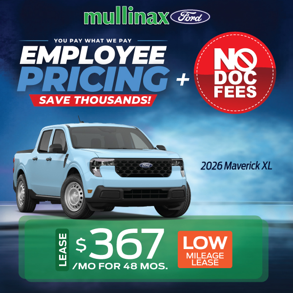 2026 Maverick XL: Lease $367/mo for 48 Mos.