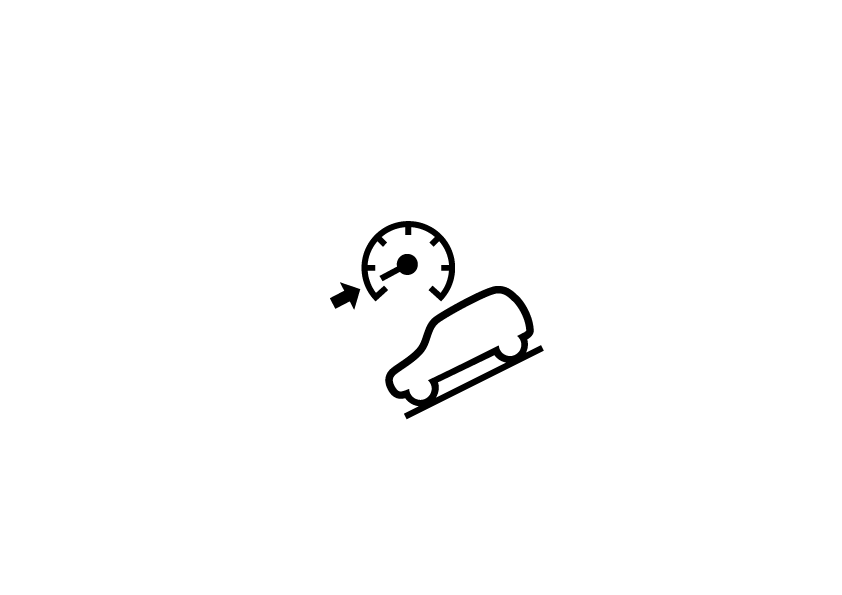 Hill descent control indicator light (if equipped)