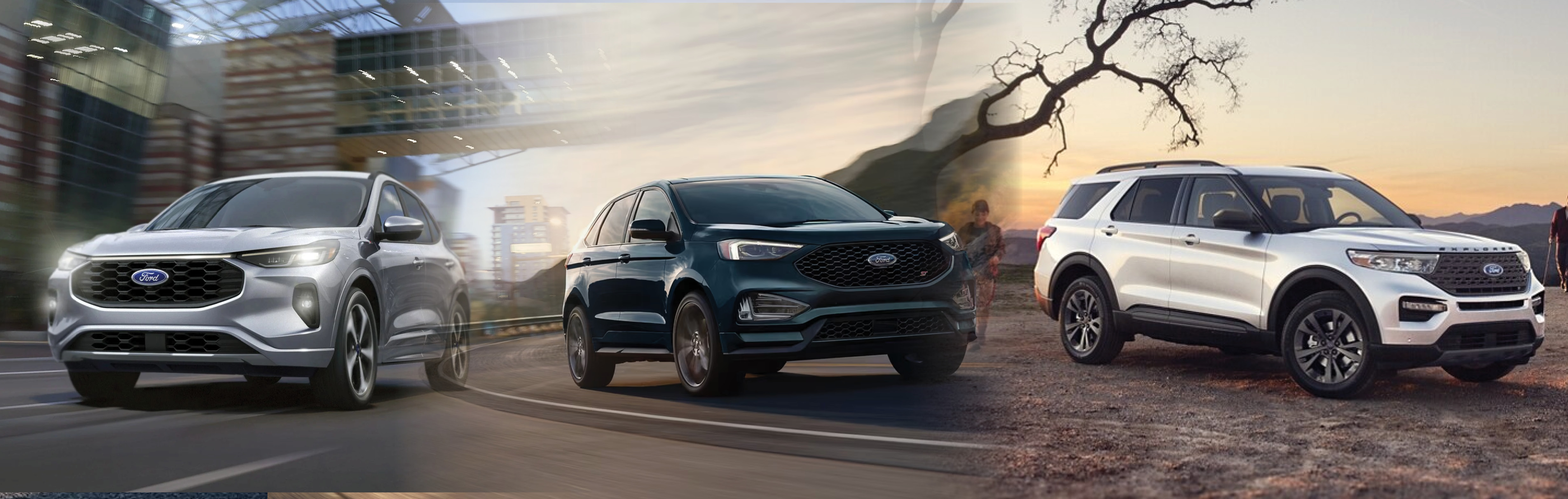 2024 Ford Escape vs 2024 Ford Edge vs 2024 Ford Explorer