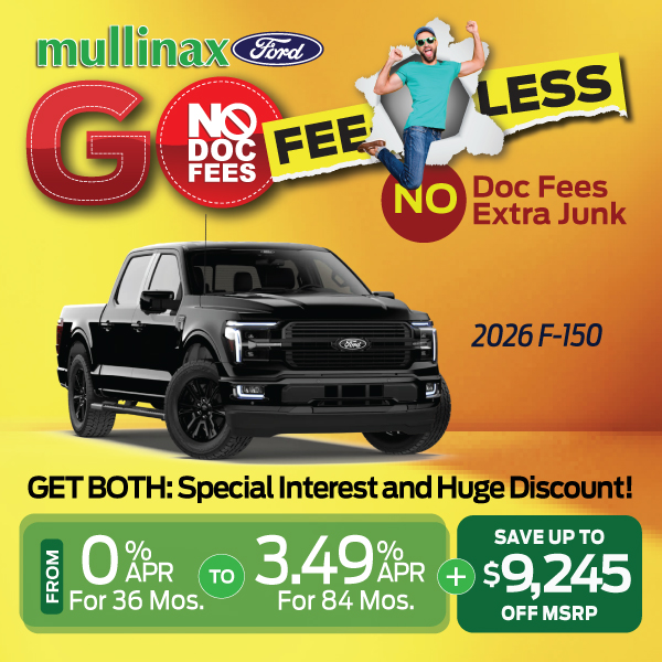 2026 F-150: 3.9% APR for 84 Months