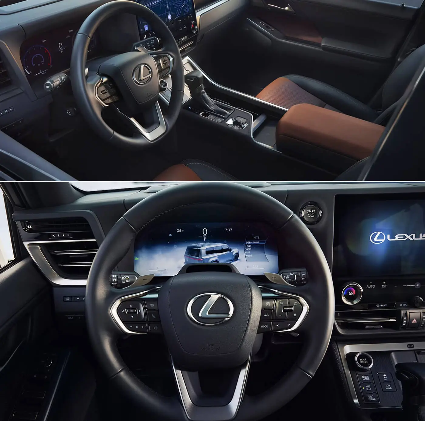Lexus GX Interior Comfort Features, Safety & Technology by Trim
