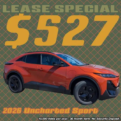 Lease this 2026 Subaru Uncharted Sport AWD at Twin Falls Subaru this September.