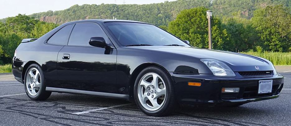 black 2001 Honda Prelude