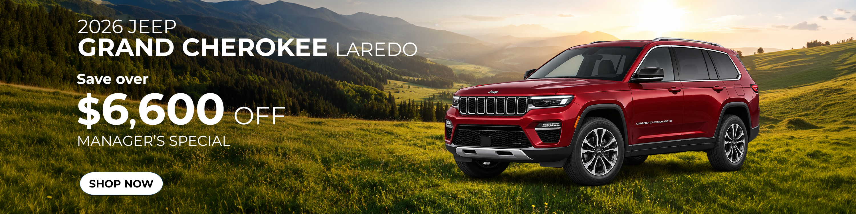 Jeep Grand Cherokee Laredo Manager's Special — save over $6,600 off with Shop Now