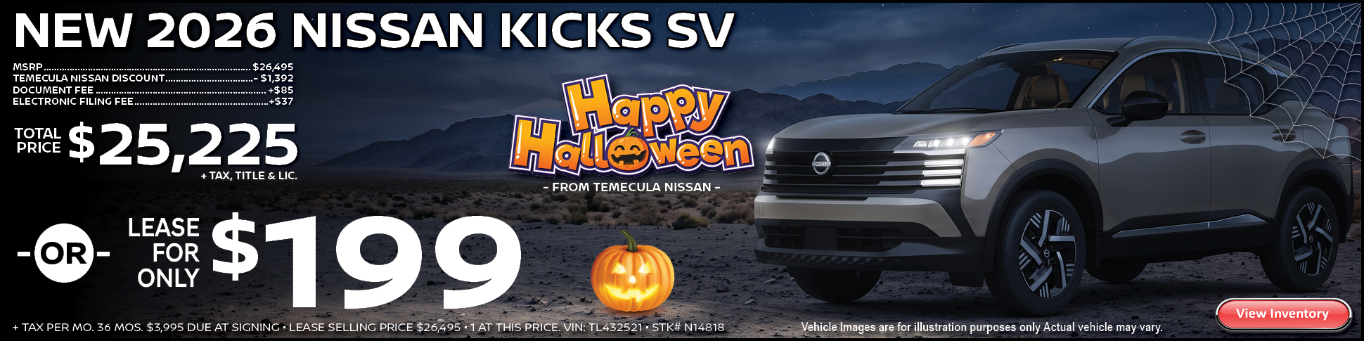 2026 Nissan Kicks SV