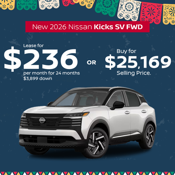 New 2026 Nissan Kicks SV FWD