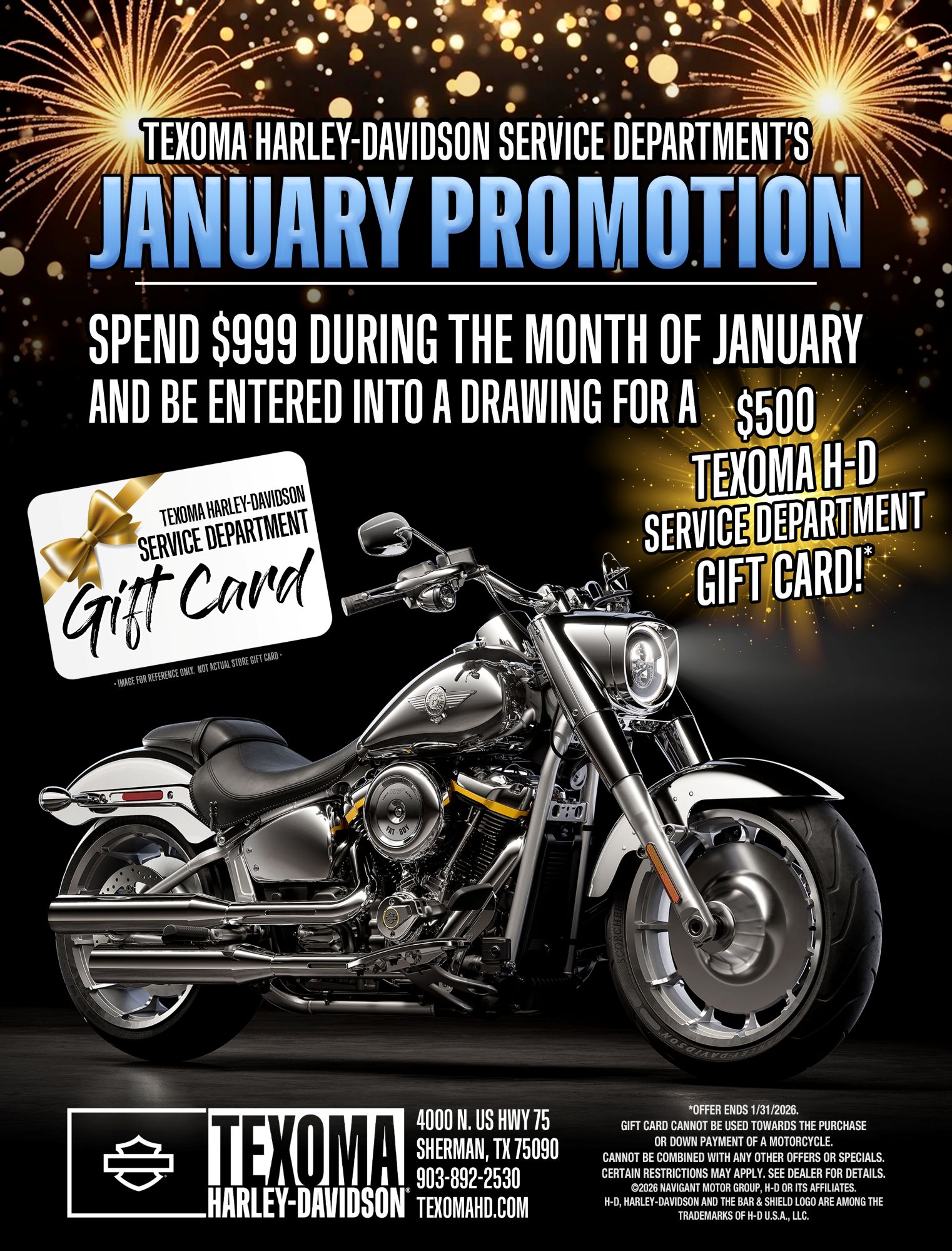 January Service Promotion 