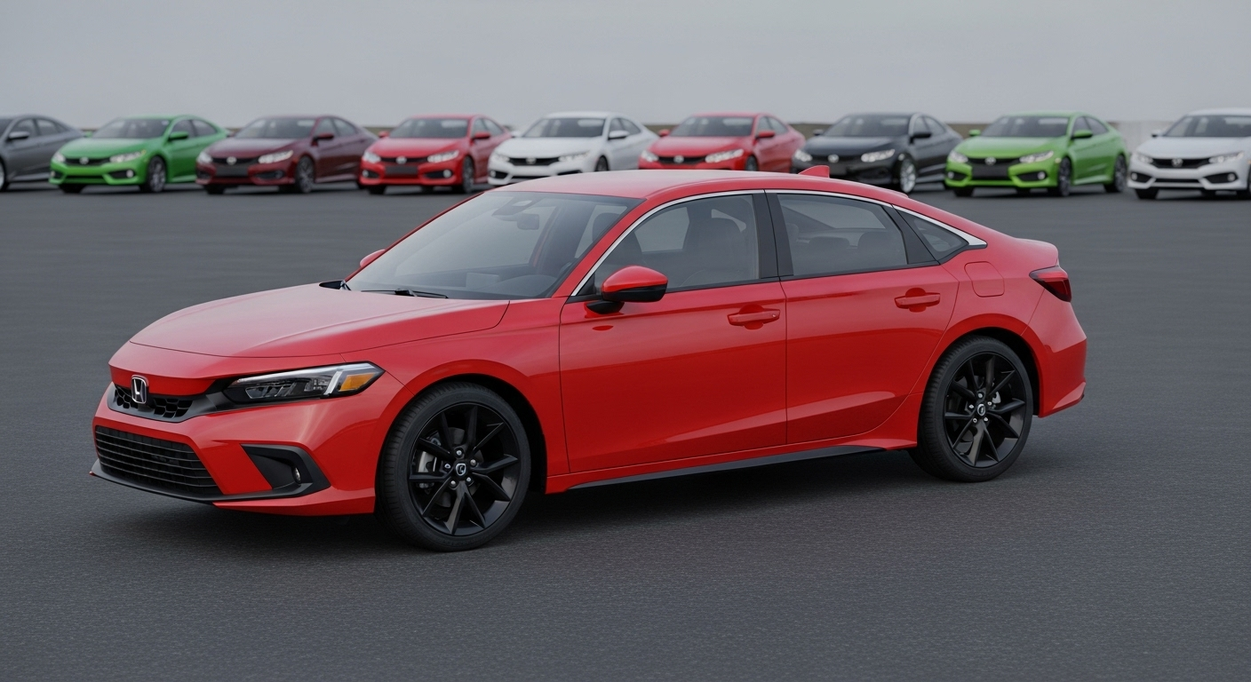 Explore the diverse color options for the 2025 Honda Civic available at Kunes Honda of Quincy in Clayton, IL. From classic to unique shades, find the perfect color to match your style and enhance your driving experience.