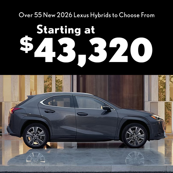 Over 55 New 2026 Lexus Hybrids to Choose From