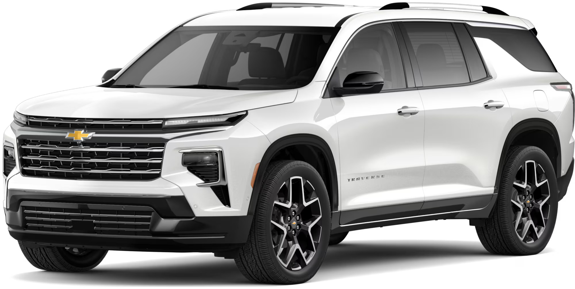 The chevreolet traverse high country trim.