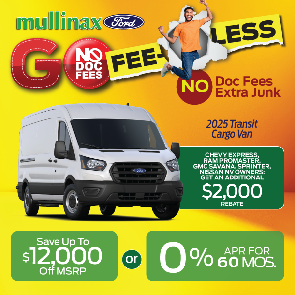2025 Transit Cargo Van: Save up to $12,000 off MSRP