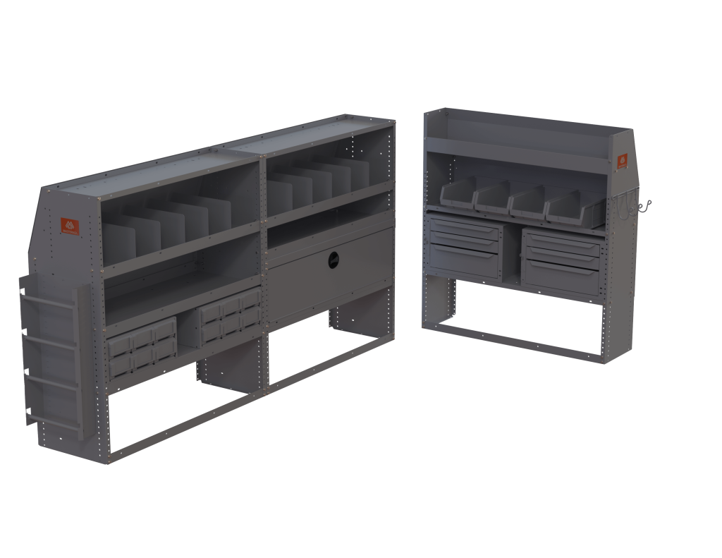 Electrician Cargo Van Shelving Package 
