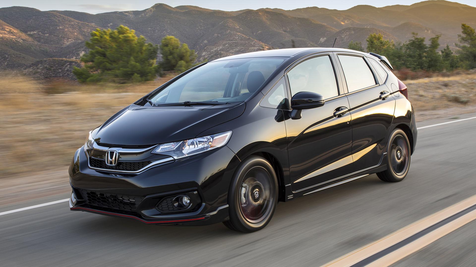 black 2018 Honda Fit