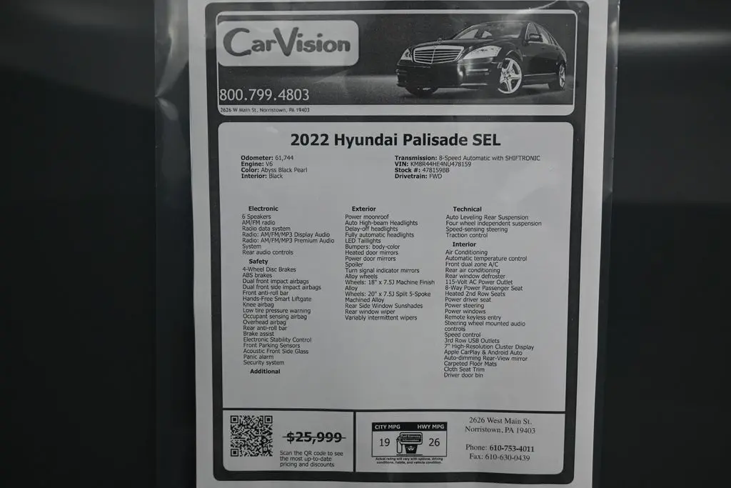 2022 Hyundai Palisade SEL photo 12