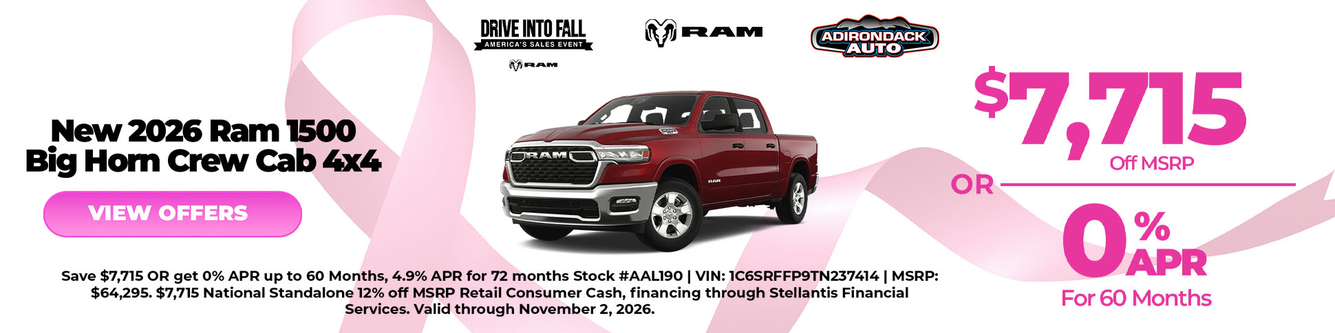  2026 RAM 1500 Big Horn Crew Cab 4x4