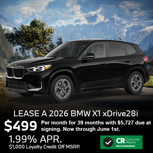 Lease The BMW X1 in Roxbury NJ