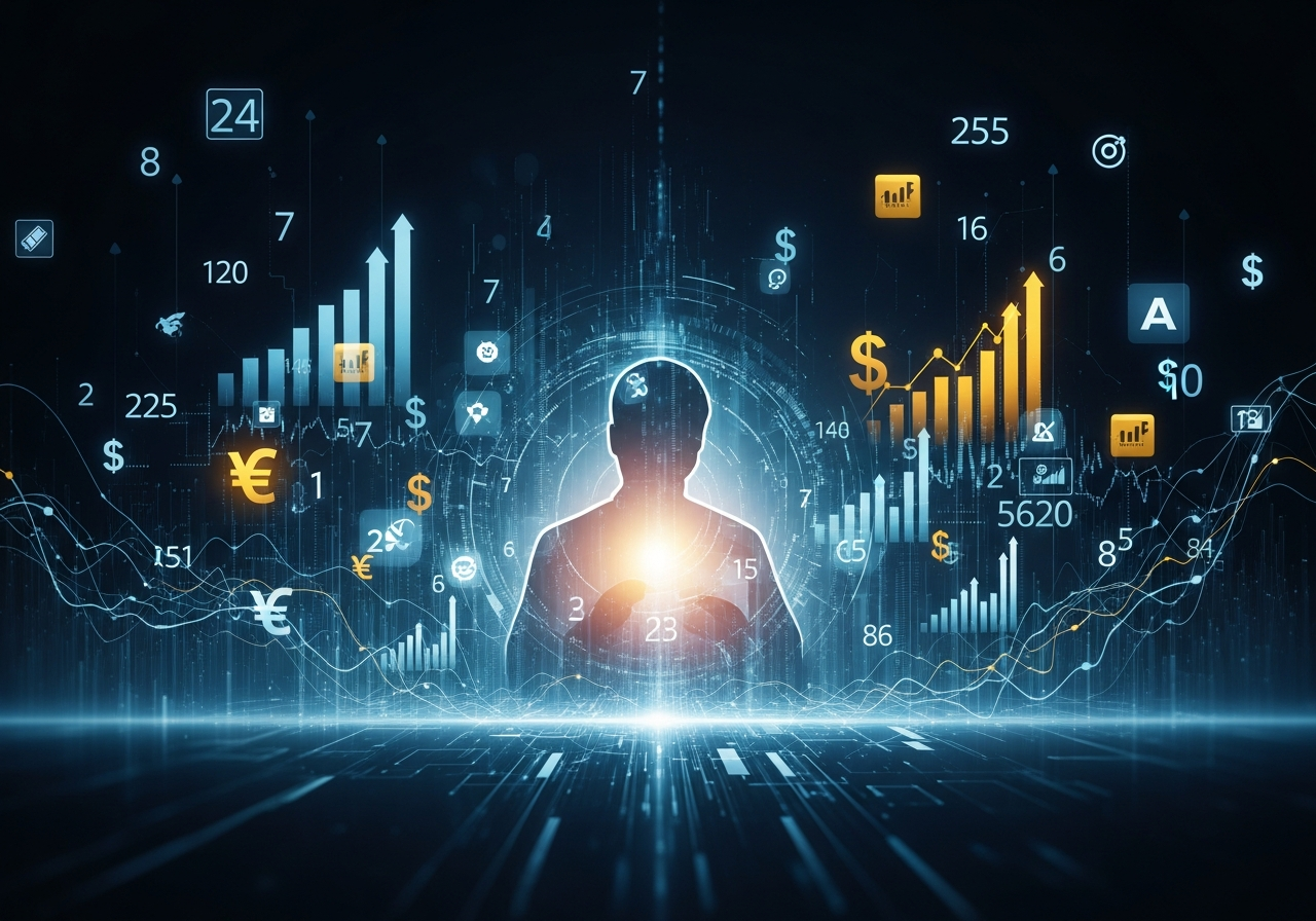 Growing savings concept with coins and seedlings