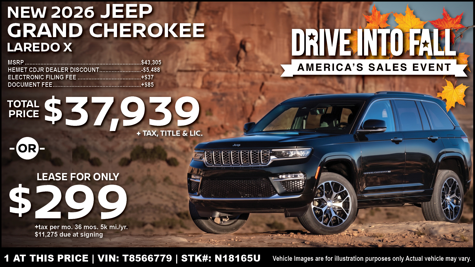 New 2026 Jeep Grand Cherokee Laredo X
