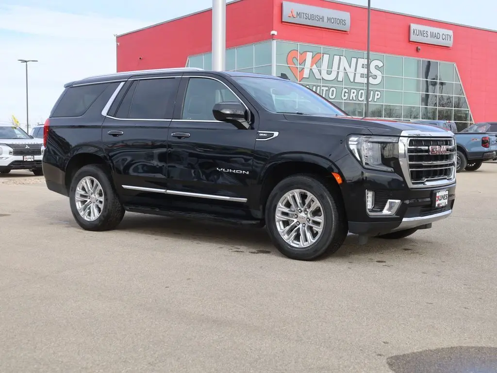 Used 2023 GMC Yukon SLT with VIN 1GKS2BKD9PR315713 for sale in Stoughton, WI
