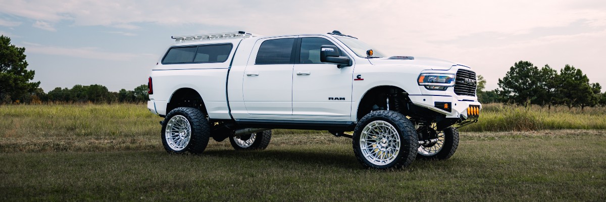 Custom RAM 3500 Exterior Passenger Side Front Profile