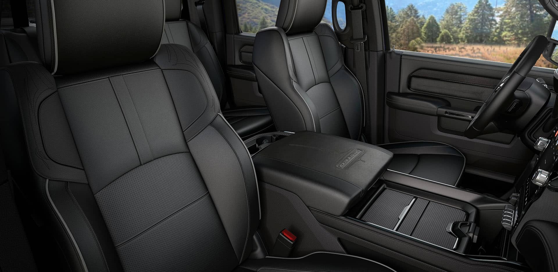Front Seating Arrangement of the 2024 Ram 2500