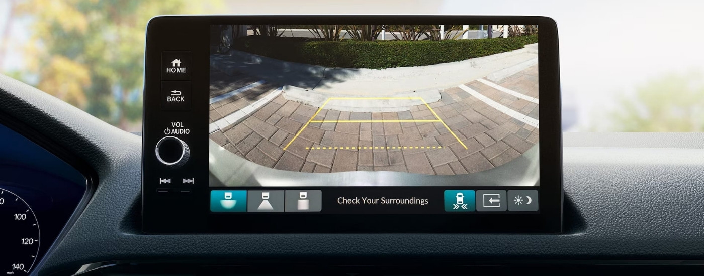 Backup camera display on a 2025 Honda Civic